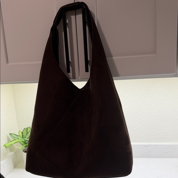 Banana Republic Handbags - Banana Republic Brown Suede Tote Bag NWT